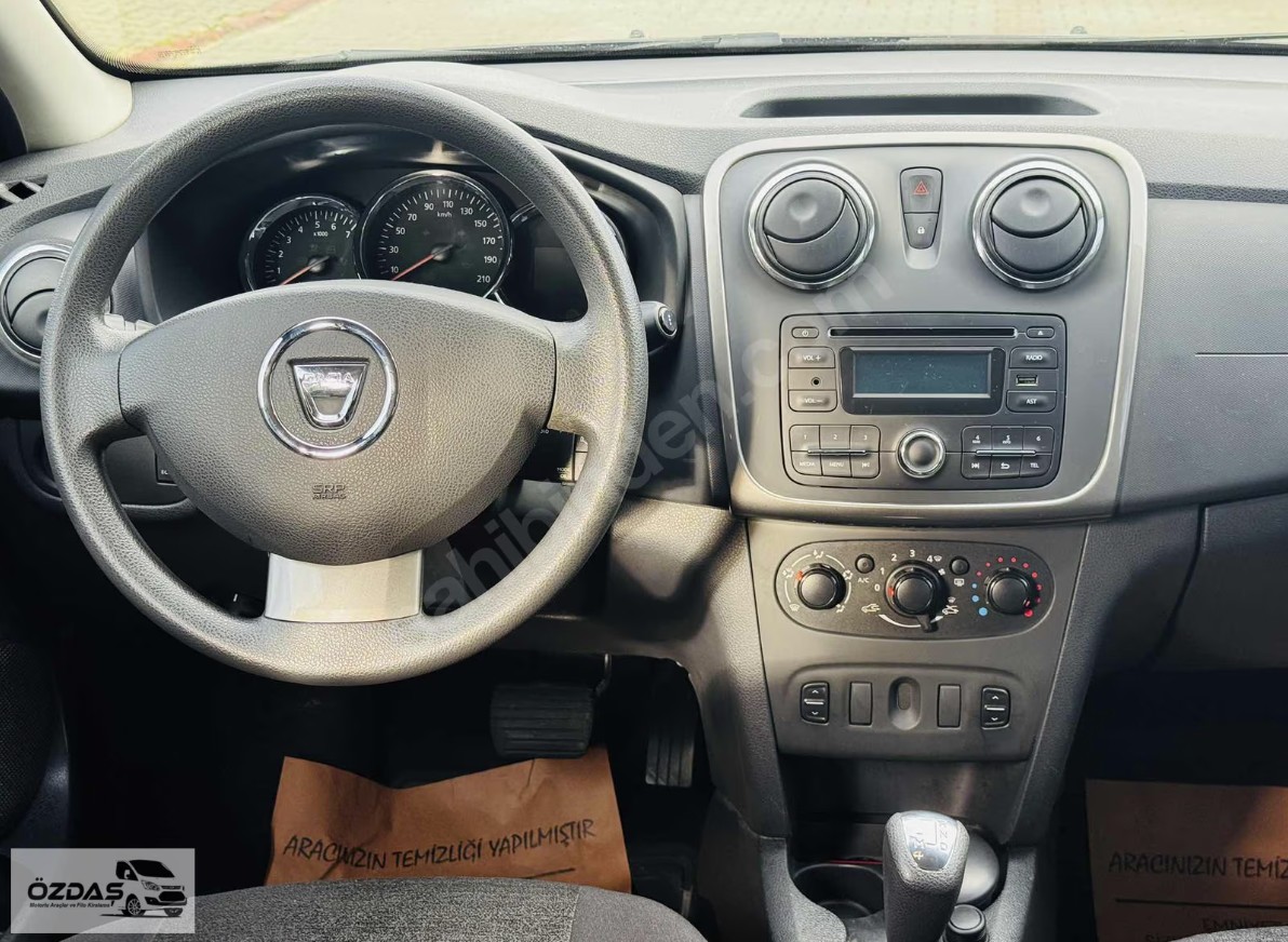 DACİA SANDERO 1.5DCI STEPWAY OTOMATİK 2016 MODEL